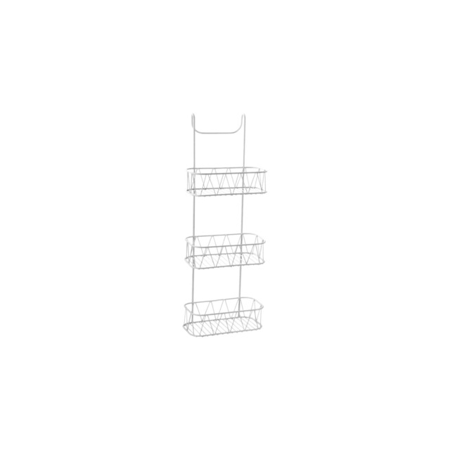 Blue Canyon 3 Tier Hanging Shower Caddy White Stainless Steel Bathroom Organizer No Drill Over Shower Storage Rack