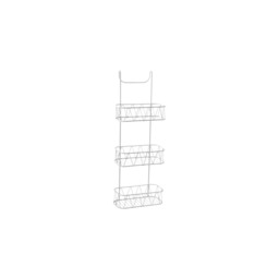 Blue Canyon 3 Tier Hanging Shower Caddy White Stainless Steel Bathroom Organizer No Drill Over Shower Storage Rack