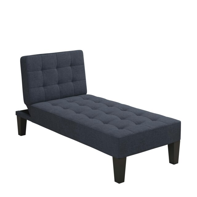 Adalynn Chaise Lounger Blue Linen Blue BLUE LINEN Three Seater