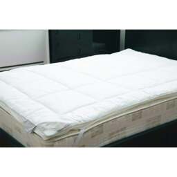 Belledorm Mulberry Silk Mattress Topper - White - Single