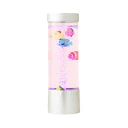ValueLights 32cm Colour Changing Bubble Fish Table Lamp