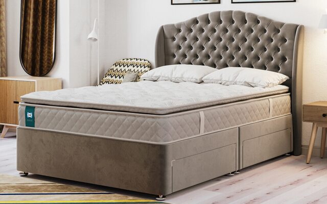 Sealy Alston Gel Advantage Pillow Top Mattress Single White 1
