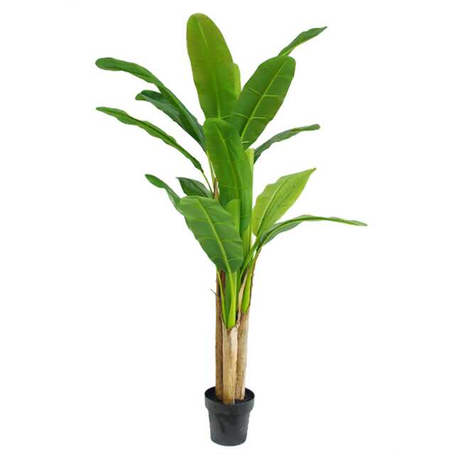 Artificial Banana Tree Tropical Plant HUGE 6ft Green 6ft