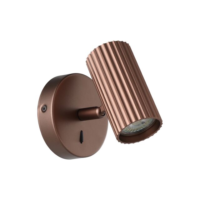 EGLO Portillo Aluminium & Steel Modern Wall Spotlight, Bronze