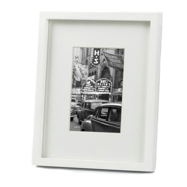 "Sixtrees Hanover 8 x 10"" Photo Picture Frame White One Size"