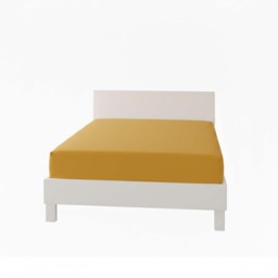 Polycotton Fitted Sheet Extra Deep 40cm Skirt Easy Care Yellow Mustard Super King