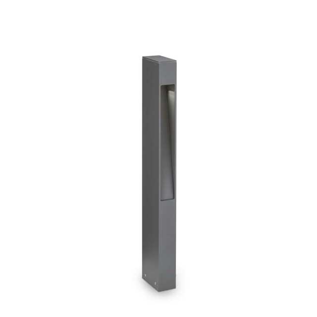 Mercurio 1 Light Outdoor Bollard Anthracite IP44, G9