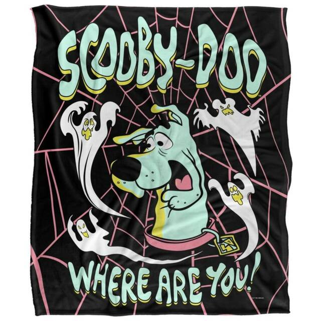 Scooby Doo Ghosts Blanket - Multicoloured - One Size