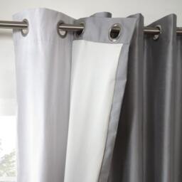 Eyelet Blackout Curtain Lining 116cm x 175cm White White White