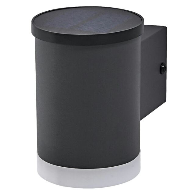Osram ENDURA Style Solar Oxford Outdoor Wall Light 0.5W 50lm Black