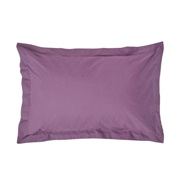 Homescapes Grape Egyptian Cotton Oxford Pillowcase 200 TC - Standard Size