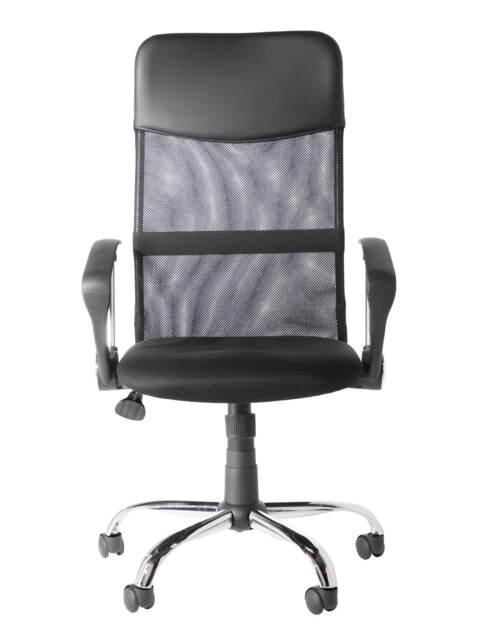Orlando Mesh Office Chair with Wheels in Black Black Black One Size