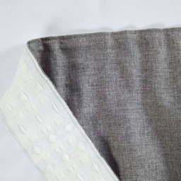 Eclipse - 100% Blackout Thermal Self-Lined Curtains - Eyelet - 100% Polyester (Pewter, 90''x 90'' - 229m x 229cm (Pair)) Grey Grey