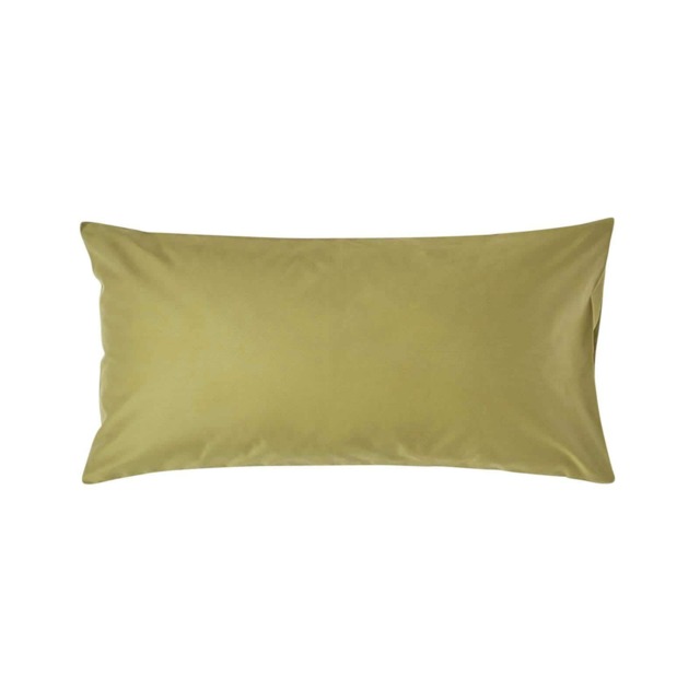 Homescapes Olive Green Egyptian Cotton Housewife Pillowcase 1000 TC - King Size Green King