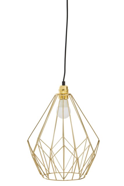 Wyra Champagne Gold Frame Pendant light