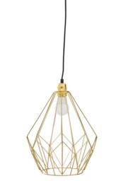 Wyra Champagne Gold Frame Pendant light