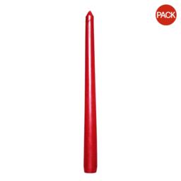 Prices Candles Venetian Candles (Pack Of 10) - Red - One Size