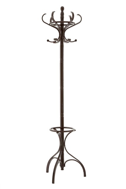 Kennedy Mahogany Finish Coat Stand Brown One Size