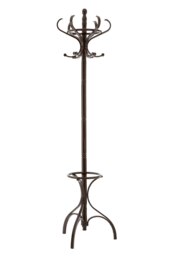Kennedy Mahogany Finish Coat Stand Brown One Size