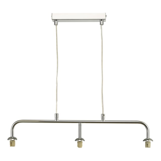 Feya 3 Light Bar Pendant Polished Chrome Frame Only