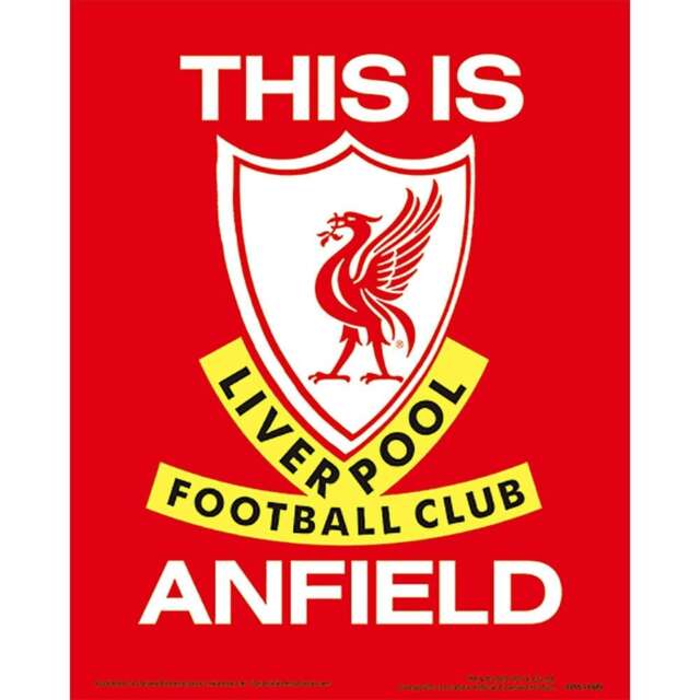 Liverpool FC Anfield Stadium 3D Print - Red/White - One Size