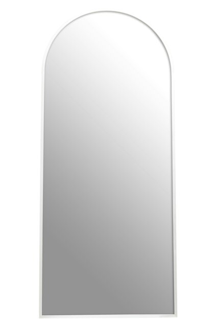 Descartes Silver Finish Wall Mirror Silver