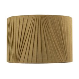 Modern Olive Green Faux Silk Fabric Organza Tapered Drum Lamp Shade