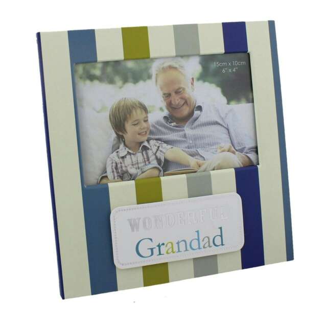 "Juliana Picture Frame - Wonderful Grandad - 4"" x 6"" Photo"