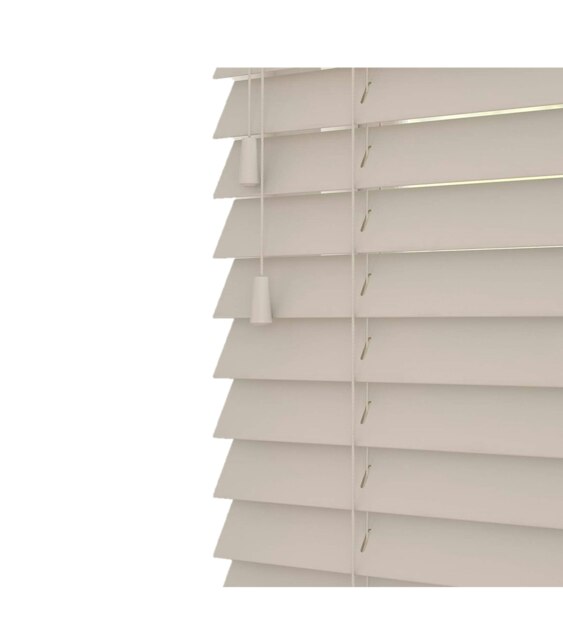40cm Heather Oak Wooden Venetian Blinds With Strings (130cm drop) Brown Brown