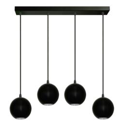 Midway Straight Bar Pendant Ceiling Light Black 60cm