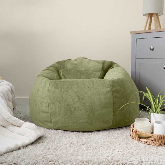 rucomfy Indoor Classic Velora Adult Bean Bag Chair - Bean Bag Seat
