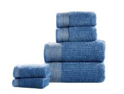 Mayfair Pure Cotton Face Towels Super Soft and Absorbant Blue Face cloth 1