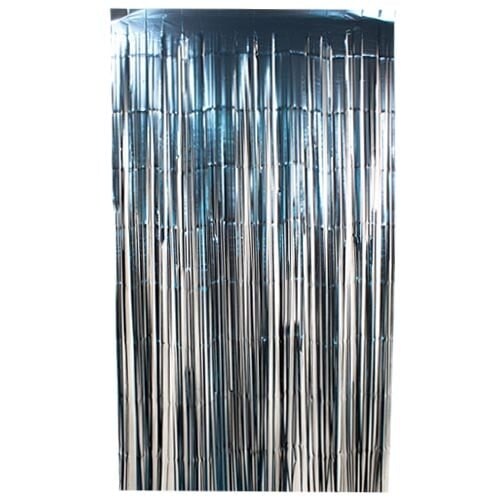 Matte Indigo Blue Foil Door Curtain Backdrop 1.9m x 99cm