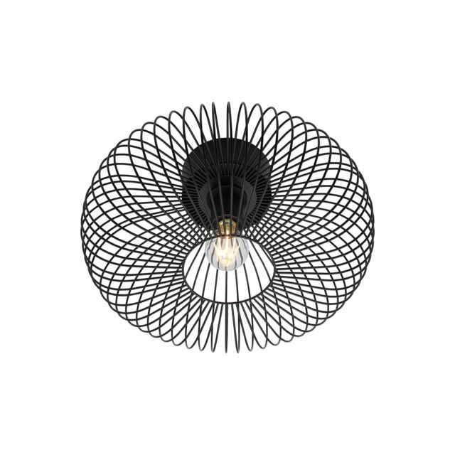 Nordlux Beroni Indoor Ceiling Light Black Metal E27 Ceiling or Wall Mounting - Mains Powered, IP20 Black Black