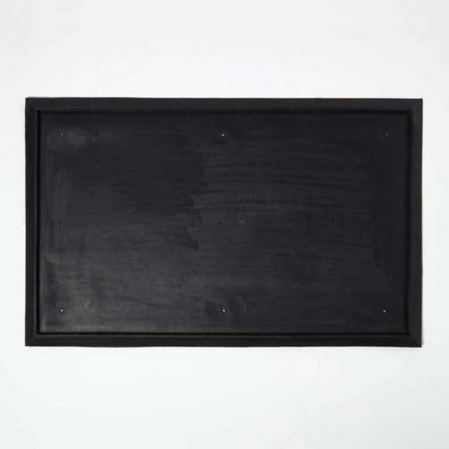 Homescapes Black Rubber Surround for Doormats - 50 x 81 cm