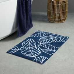Fusion Matteo Bath Mat Navy