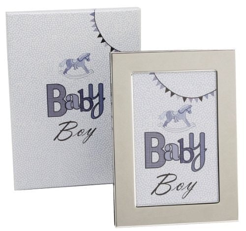 "Laura Darrington Typography Coll S/P Frame Baby Boy 4""x6"""