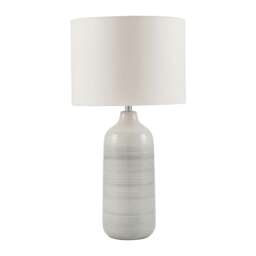 Grey Ombre Ceramic Table Lamp For Bedroom