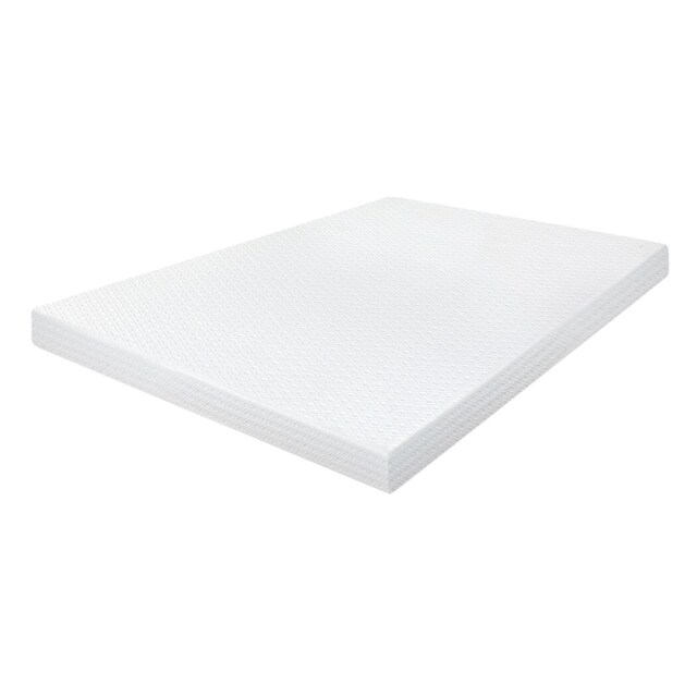 Lavio 4 Inch Mattress Topper King Cooling Memory Foam Pressure Relief Non Slip White K King