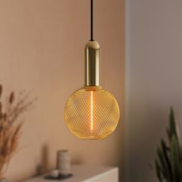 Osram Decor LED Straw Filament Globe Lamp Bulb Gold 16W E27 Warm White Dimmable