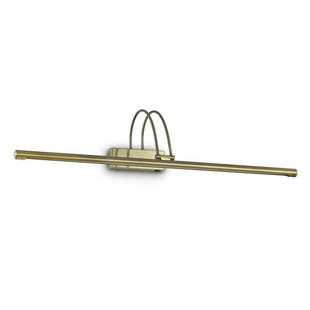 Bow LED Large Picture Wall Light Antique Brass