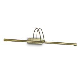Bow LED Large Picture Wall Light Antique Brass