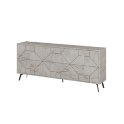 Decortie Dune Large Sideboard 181cm Gold Marble Effect