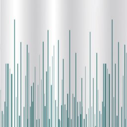 Showerdrape City White & Teal Shower Curtain Blue Teal 1
