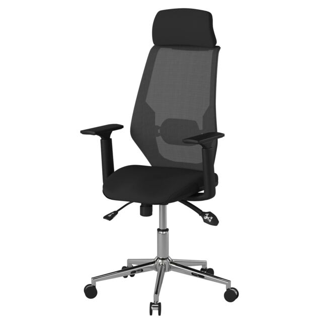 Clifton office chair with wheels in black Black Black One Size