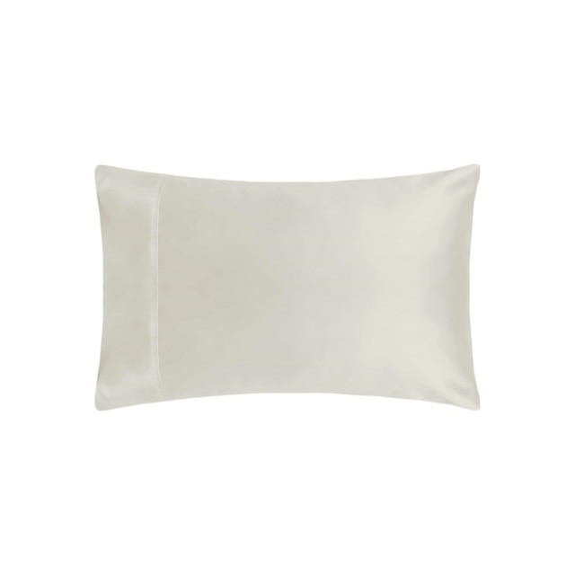 Belledorm 100% Cotton Sateen Housewife Pillowcase - Ivory - One Size