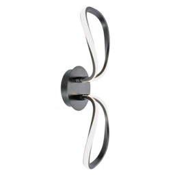 BHS Alvar LED Petals Wall Light, Black