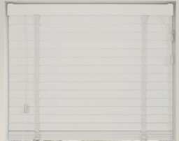 90cm White Venetian Blinds with Tapes (130cm Drop) White White