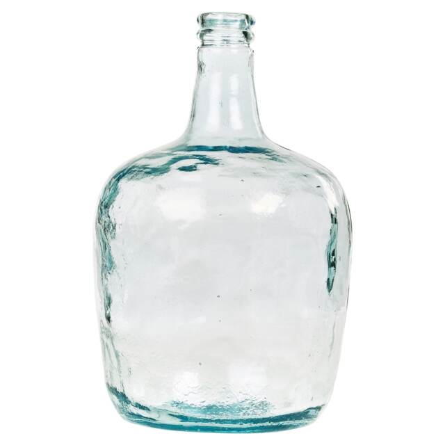 8L Round Recycled Glass Flower Vase
