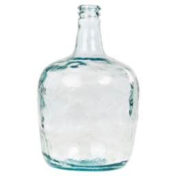 8L Round Recycled Glass Flower Vase